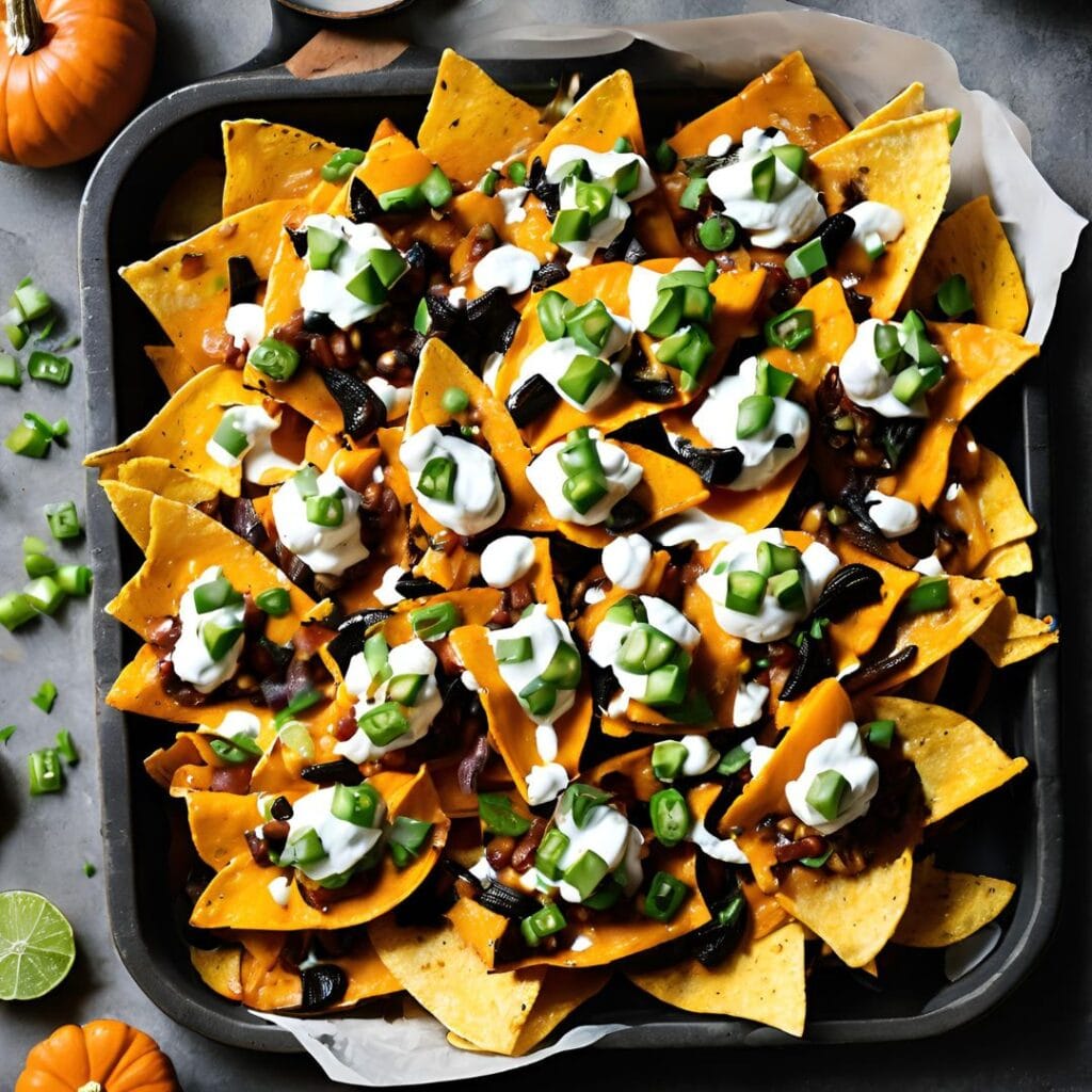 Roasted Pumpkin Nachos