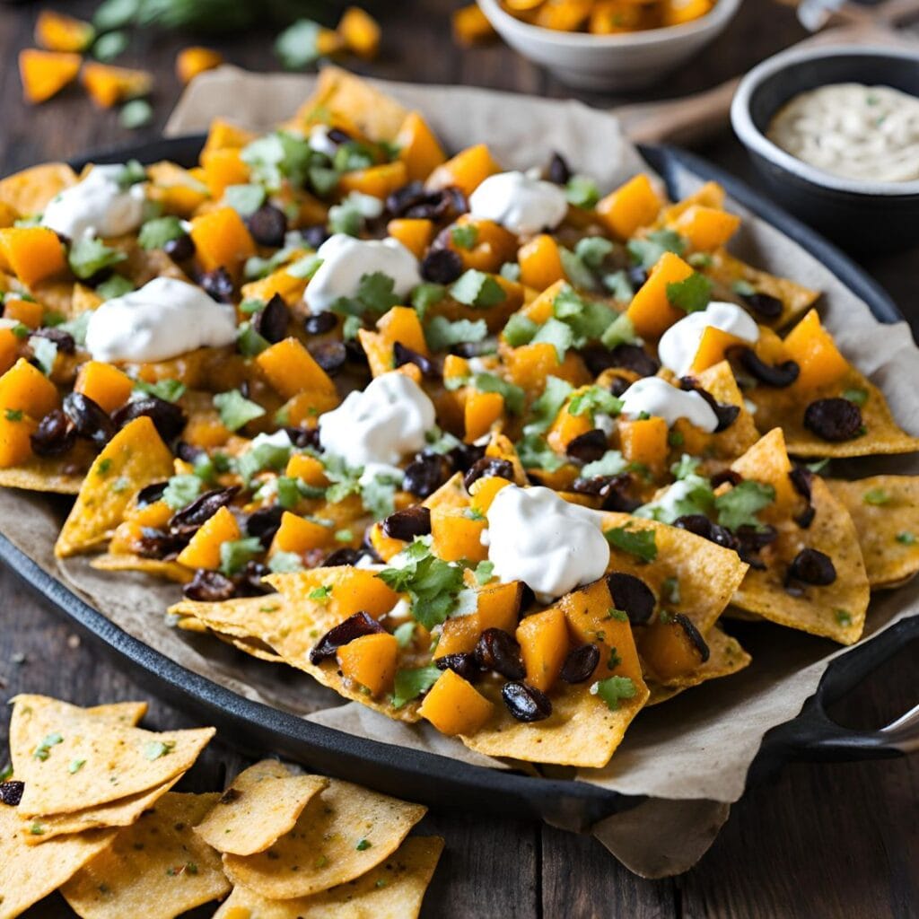Roasted Pumpkin Nachos