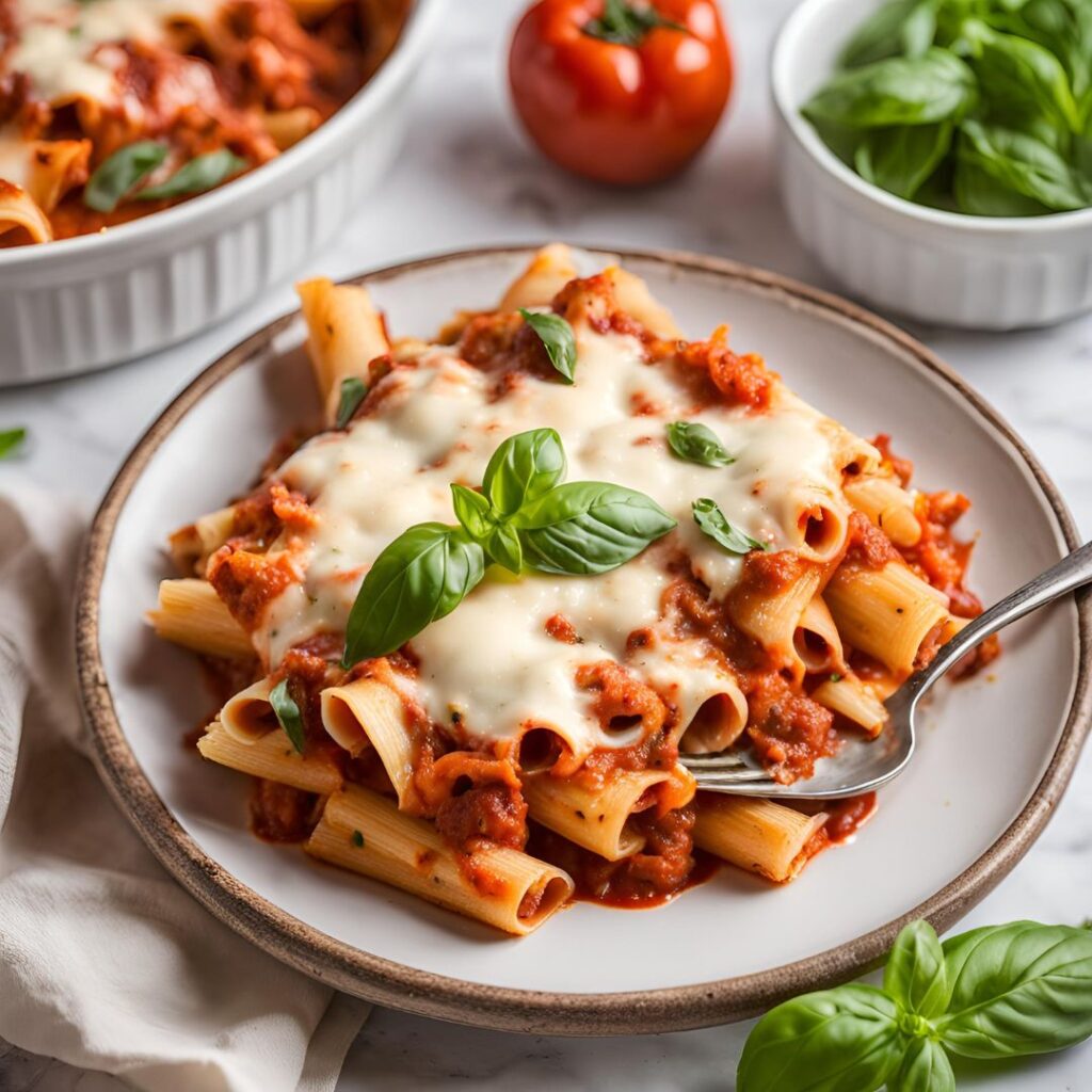 Meatless Baked Ziti