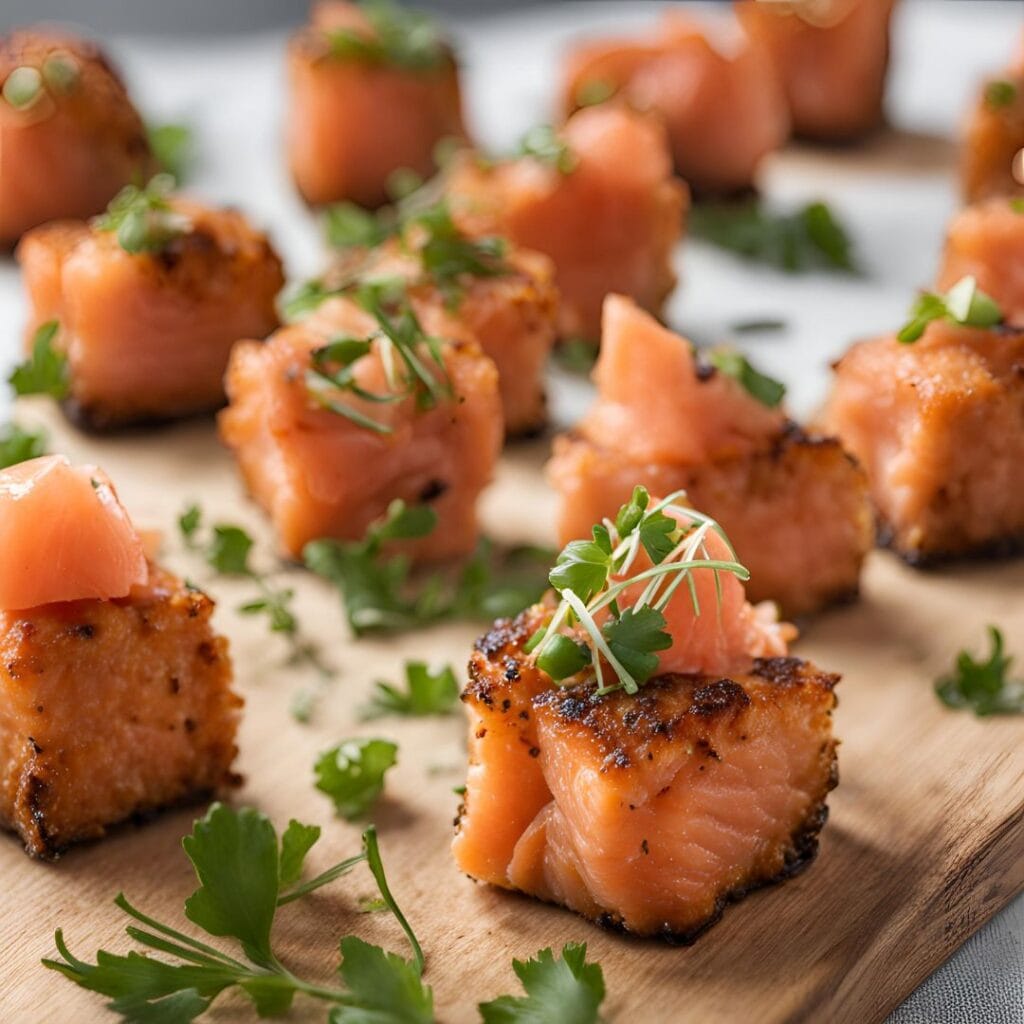 Crispy Salmon Bites